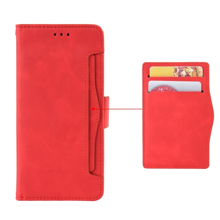 For Ulefone Note 20 Pro Skin Feel Calf Texture Card Slots Leather Phone Case(Red) - Ulefone Cases by PMC TechLife | Online Shopping South Africa | PMC TechLife | Buy Now Pay Later Mobicred