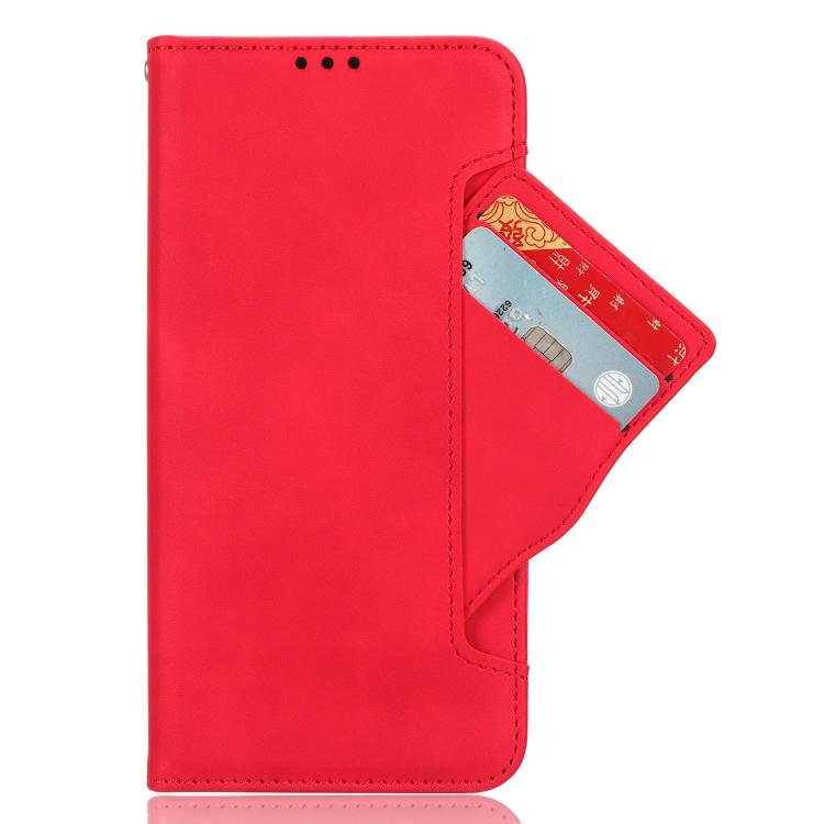 For Ulefone Note 20 Pro Skin Feel Calf Texture Card Slots Leather Phone Case(Red) - Ulefone Cases by PMC TechLife | Online Shopping South Africa | PMC TechLife | Buy Now Pay Later Mobicred