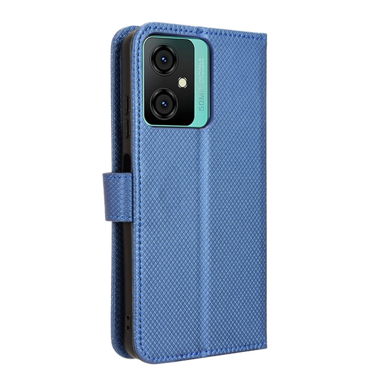 For Blackview Oscal C70 Diamond Texture Leather Phone Case(Blue) - More Brand by PMC TechLife | Online Shopping South Africa | PMC TechLife