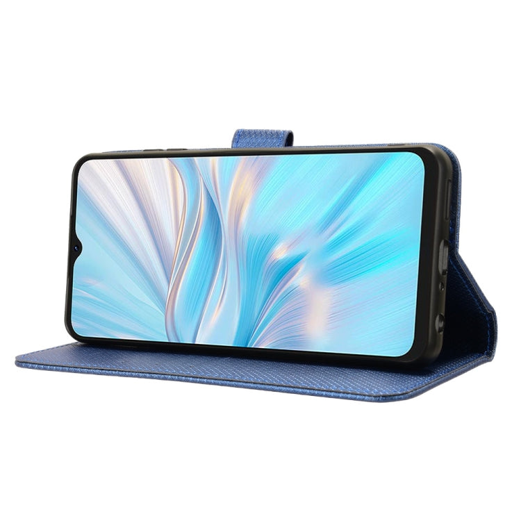 For Blackview Oscal C70 Diamond Texture Leather Phone Case(Blue) - More Brand by PMC TechLife | Online Shopping South Africa | PMC TechLife