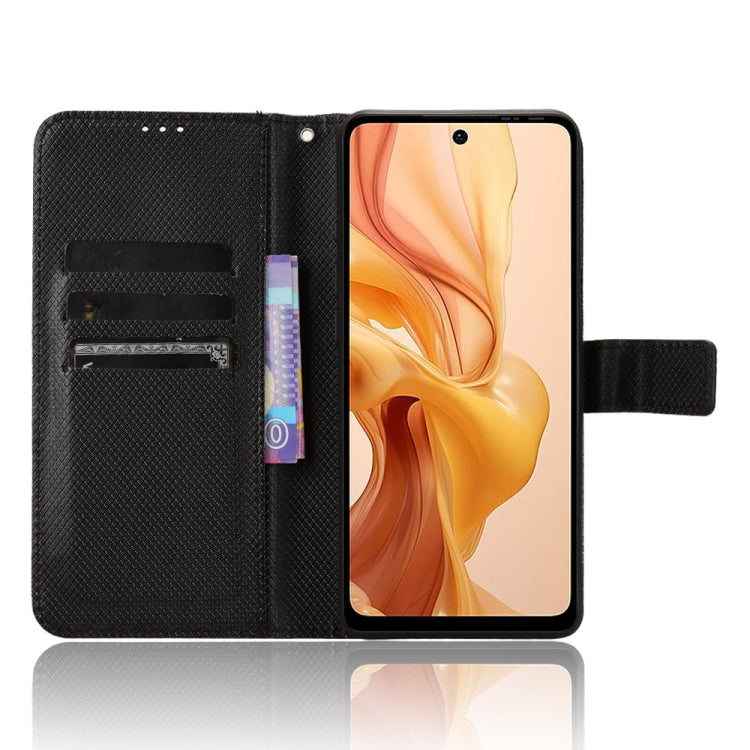 For Ulefone Note 18 Ultra Diamond Texture Leather Phone Case(Black) - Ulefone Cases by PMC Jewellery | Online Shopping South Africa | PMC Jewellery | Buy Now Pay Later Mobicred