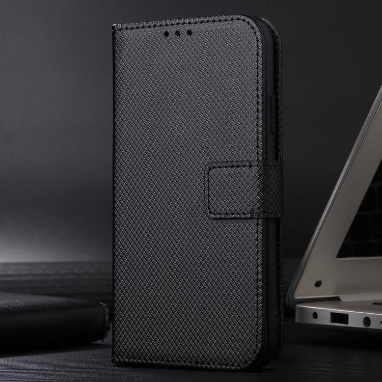 For Ulefone Note 20 Pro Diamond Texture Leather Phone Case(Black) - Ulefone Cases by PMC TechLife | Online Shopping South Africa | PMC TechLife | Buy Now Pay Later Mobicred