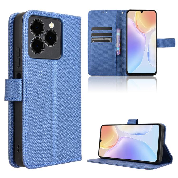 For Ulefone Note 20 Pro Diamond Texture Leather Phone Case(Blue) - Ulefone Cases by PMC TechLife | Online Shopping South Africa | PMC TechLife | Buy Now Pay Later Mobicred