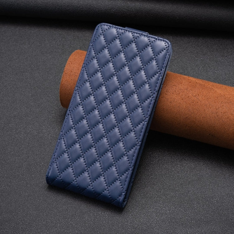 For Nokia G42 5G Diamond Lattice Vertical Flip Leather Phone Case(Blue) - Nokia Cases by PMC TechLife | Online Shopping South Africa | PMC TechLife