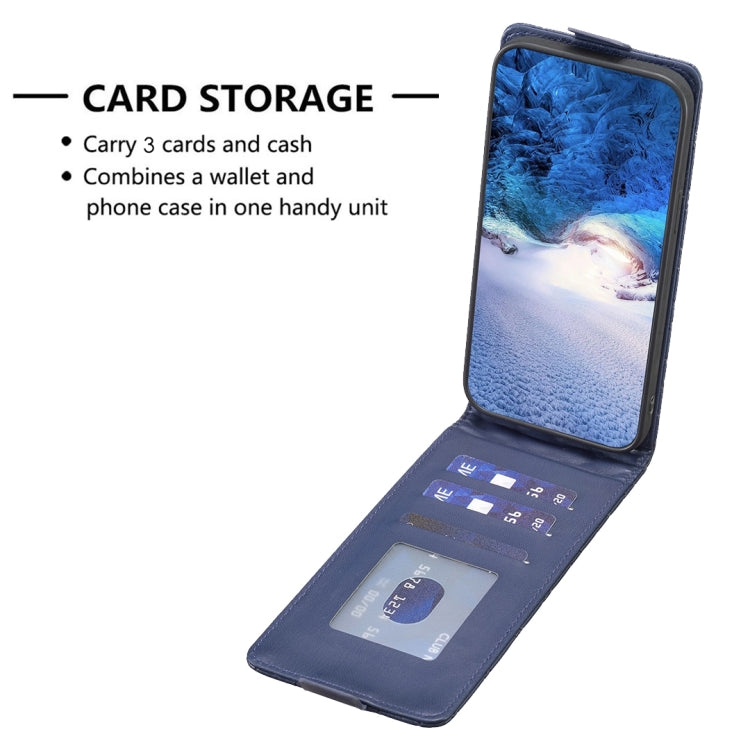 For Nokia G42 5G Diamond Lattice Vertical Flip Leather Phone Case(Blue) - Nokia Cases by PMC TechLife | Online Shopping South Africa | PMC TechLife