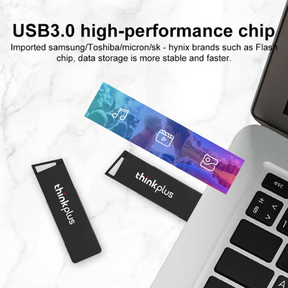 Lenovo Thinkplus USB 3.0 Rotating Flash Drive, Memory:256GB(Black) - USB Flash Drives by Lenovo | Online Shopping South Africa | PMC Jewellery | Buy Now Pay Later Mobicred