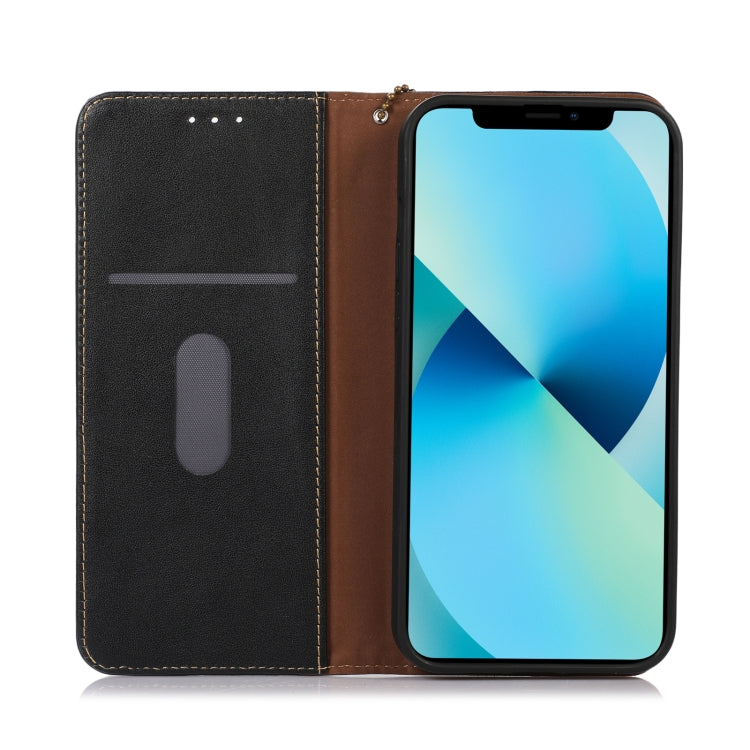 For Honor 90 KHAZNEH Nappa Top Layer Cowhide Leather Phone Case(Black) - Honor Cases by PMC TechLife | Online Shopping South Africa | PMC TechLife | Buy Now Pay Later Mobicred