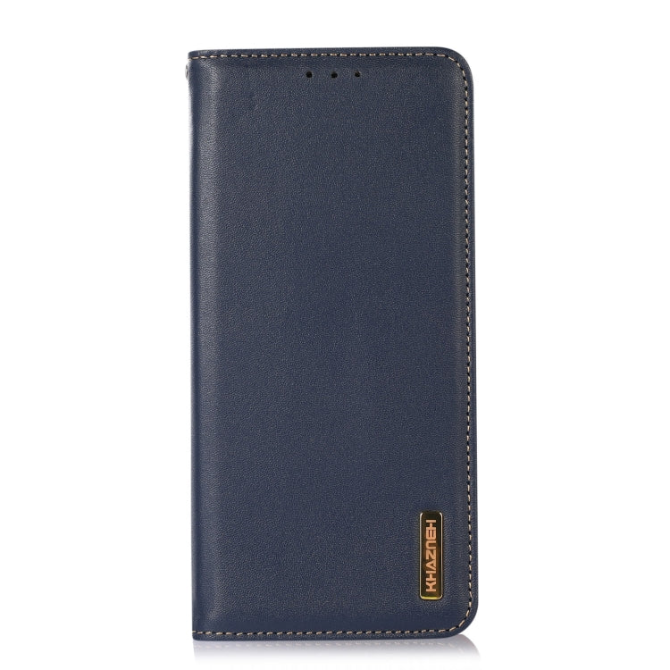 For Honor X6b KHAZNEH Nappa Top Layer Cowhide Leather Phone Case(Blue) - Honor Cases by PMC TechLife | Online Shopping South Africa | PMC TechLife | Buy Now Pay Later Mobicred