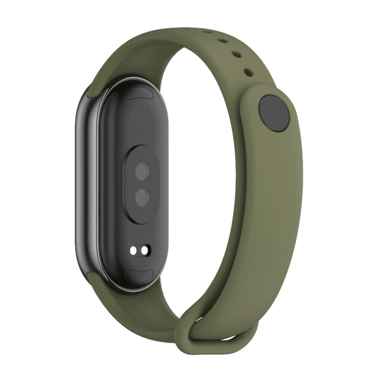 For Xiaomi Smart Band 10 / 9 / 8 Mijobs Solid Color Silicone Watch Band(Army Green) - free shipping - PMC TechLife - Order now!