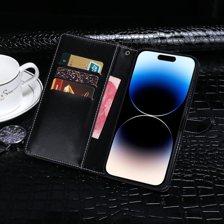 For Xiaomi Redmi A3 4G idewei Crocodile Texture Leather Phone Case(Red) - Xiaomi Cases by idewei | Online Shopping South Africa | PMC TechLife | Buy Now Pay Later Mobicred