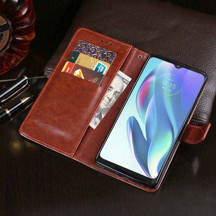 For vivo X100 Pro idewei Crazy Horse Texture Leather Phone Case(Black) - X100 Pro Cases by idewei | Online Shopping South Africa | PMC Jewellery | Buy Now Pay Later Mobicred