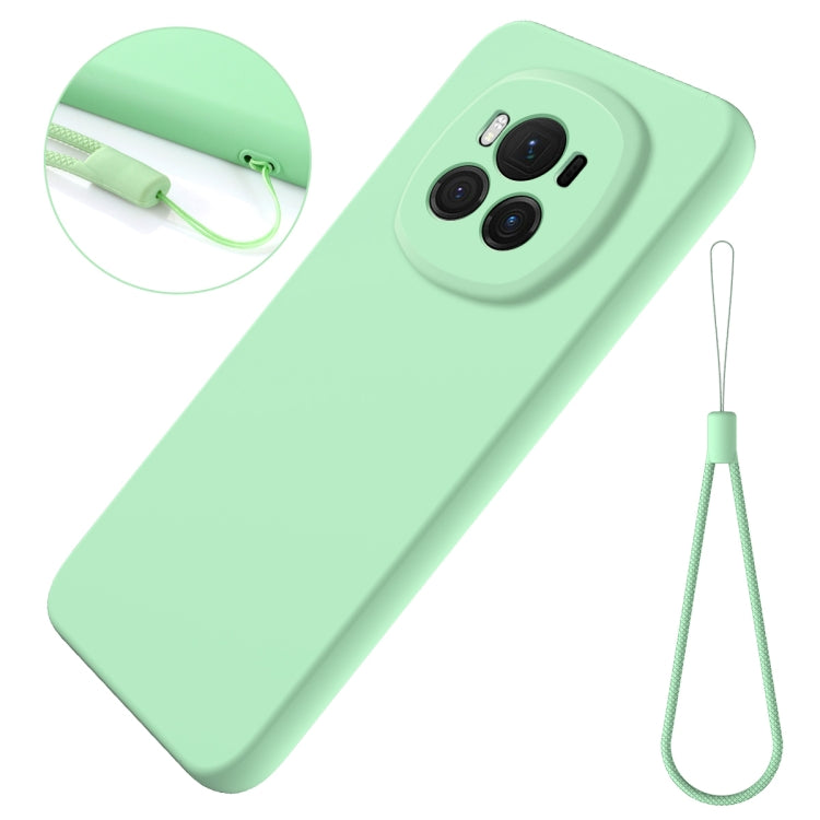 For Honor Magic6 Solid Color Liquid Silicone Dropproof Full Coverage Phone Case(Green) - free shipping - PMC TechLife - Order now!