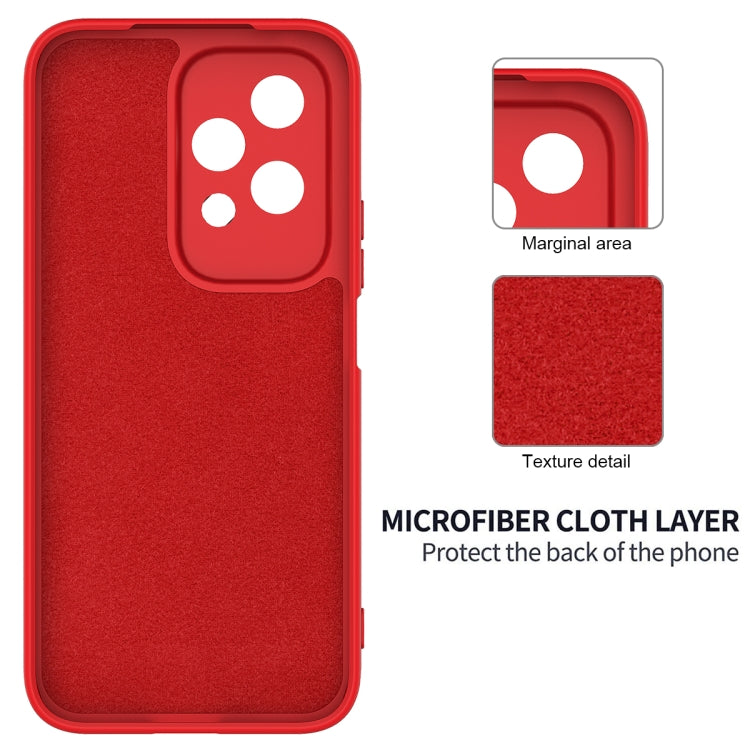 For Honor 200 Lite Global Solid Color Liquid Silicone Dropproof Full Coverage Phone Case(Red) - free shipping - PMC TechLife - Order now!