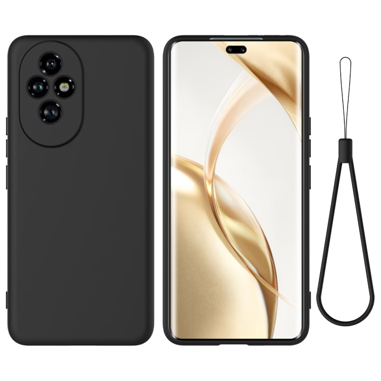 For Honor 200 Solid Color Liquid Silicone Dropproof Full Coverage Phone Case(Black) - free shipping - PMC TechLife - Order now!