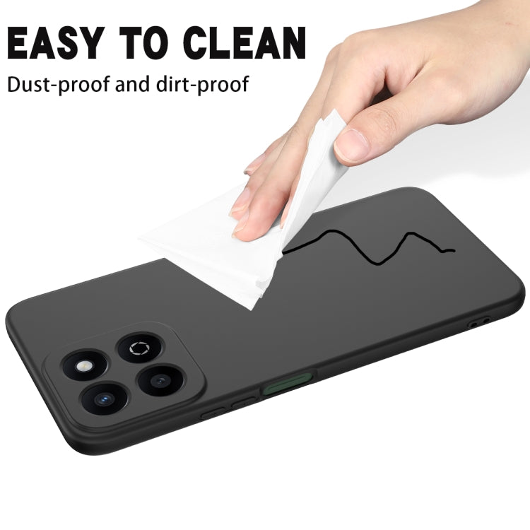 For Honor 200 Smart Solid Color Liquid Silicone Dropproof Full Coverage Phone Case(Black) - free shipping - PMC TechLife - Order now!