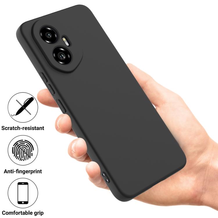 For Honor 300 Solid Color Liquid Silicone Dropproof Full Coverage Phone Case(Black) - free shipping - PMC TechLife - Order now!