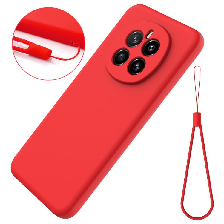 For Honor Magic7 Solid Color Liquid Silicone Dropproof Full Coverage Phone Case(Red) - free shipping - PMC TechLife - Order now!