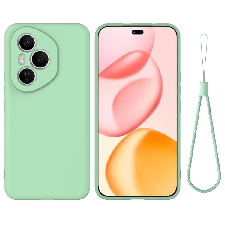 For Honor 400 Pro Global 160.8mm Solid Color Liquid Silicone Dropproof Full Coverage Phone Case(Green) - free shipping - PMC TechLife - Order now!
