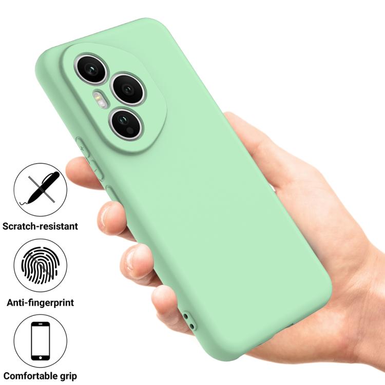 For Honor 400 Pro Global 160.8mm Solid Color Liquid Silicone Dropproof Full Coverage Phone Case(Green) - free shipping - PMC TechLife - Order now!