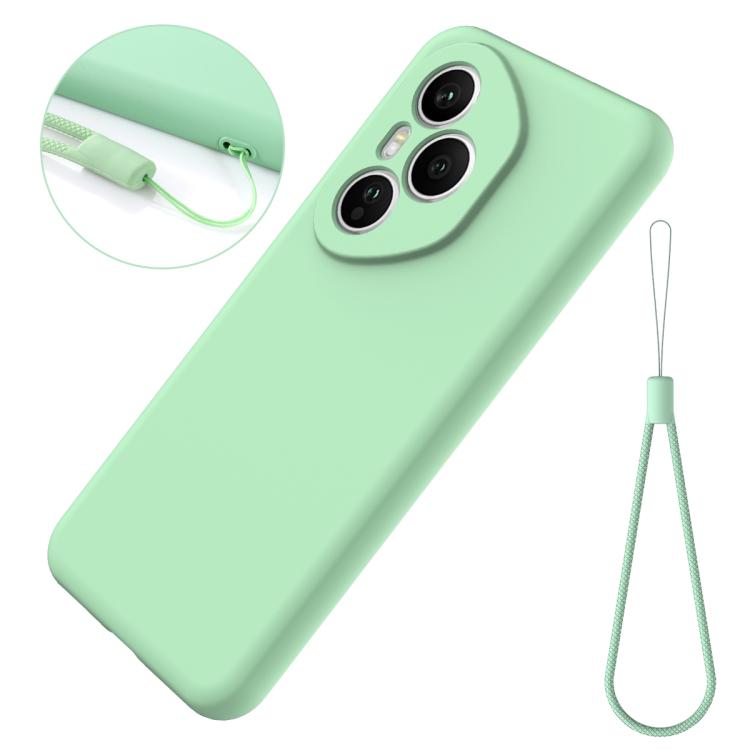 For Honor 400 Pro Global 160.8mm Solid Color Liquid Silicone Dropproof Full Coverage Phone Case(Green) - free shipping - PMC TechLife - Order now!