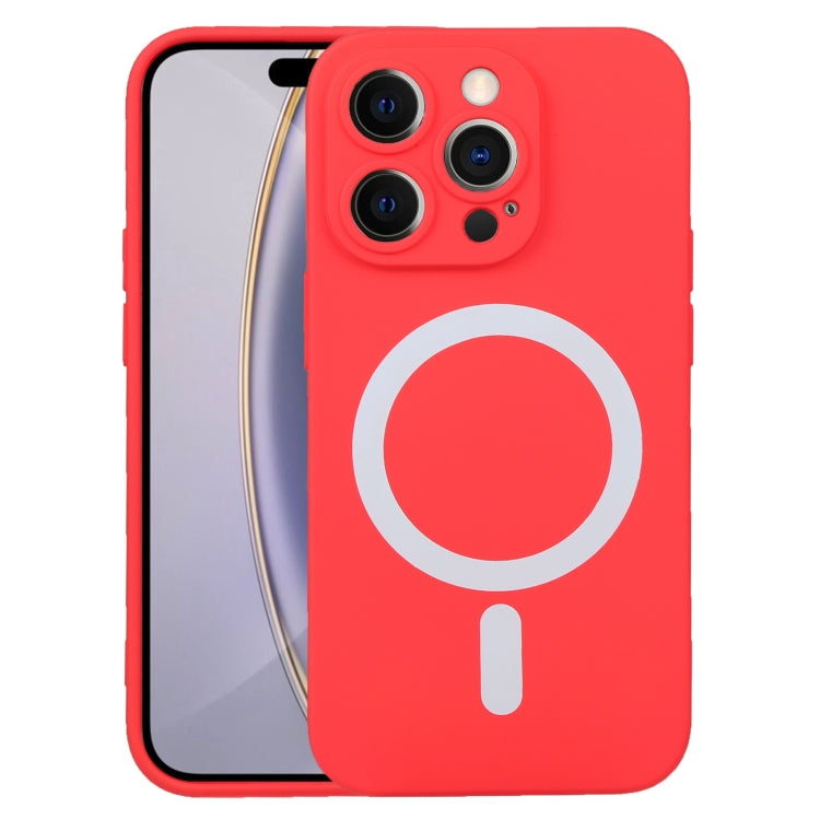 For iPhone 16 Pro Max Liquid Silicone Magsafe Phone Case(Red) - iPhone 16 Pro Max Cases by PMC Jewellery | Online Shopping South Africa | PMC Jewellery | Buy Now Pay Later Mobicred