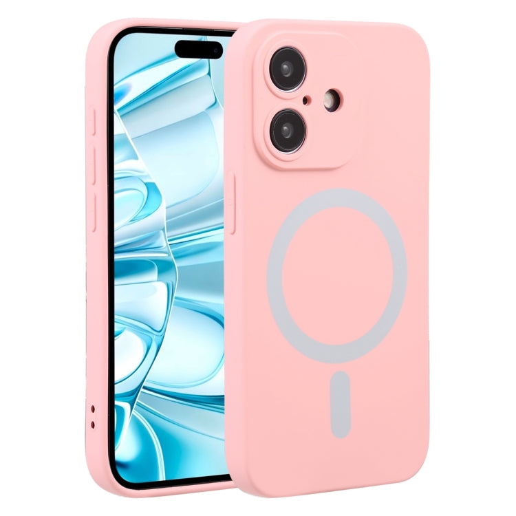 For iPhone 16 Plus Liquid Silicone Magsafe Phone Case(Pink) - iPhone 16 Plus Cases by PMC Jewellery | Online Shopping South Africa | PMC Jewellery | Buy Now Pay Later Mobicred