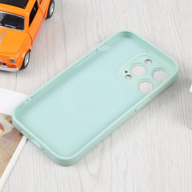 For iPhone 16 Plus Liquid Silicone Magsafe Phone Case(Light Cyan) - iPhone 16 Plus Cases by PMC Jewellery | Online Shopping South Africa | PMC Jewellery | Buy Now Pay Later Mobicred