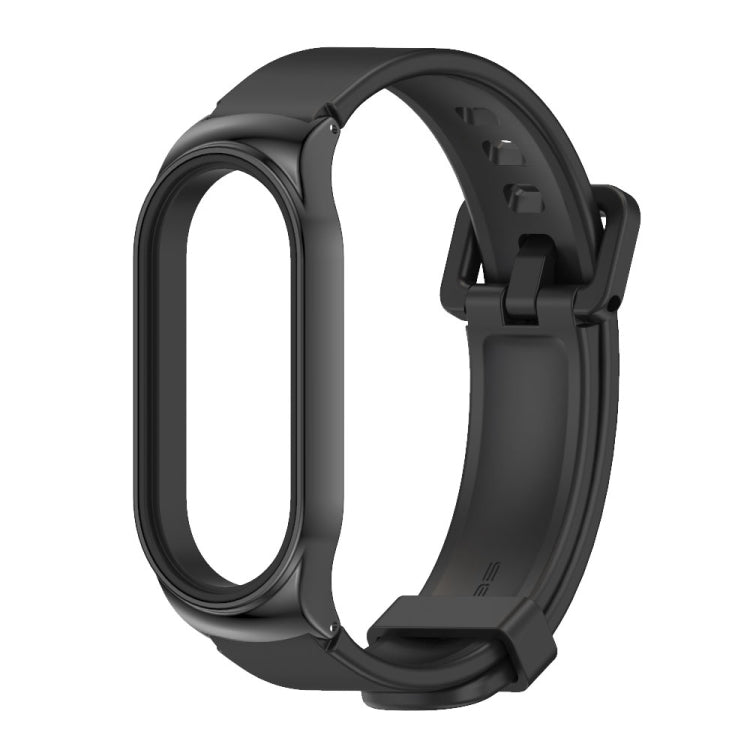 For Xiaomi Mi Band 8 Mijobs CS Case Silicone Watch Band(Black) - free shipping - PMc TechLife - Order now!