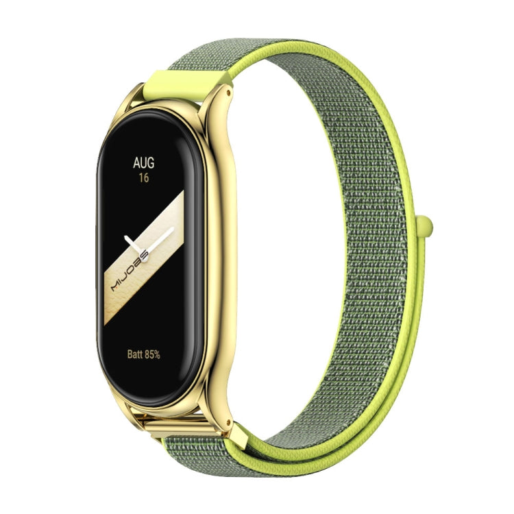 For Xiaomi Mi Band 8 Mijobs Plus Case Breathable Nylon Loop Watch Band(Bright Yellow) - free shipping - PMc TechLife - Order now!
