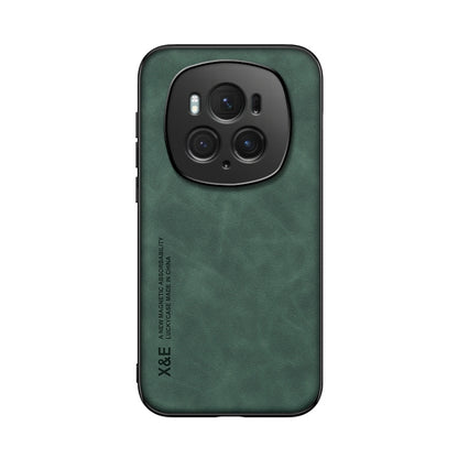 For Honor Magic6 Pro Skin Feel Magnetic Leather Back Phone Case(Green) - Honor Cases by PMC Jewellery | Online Shopping South Africa | PMC Jewellery