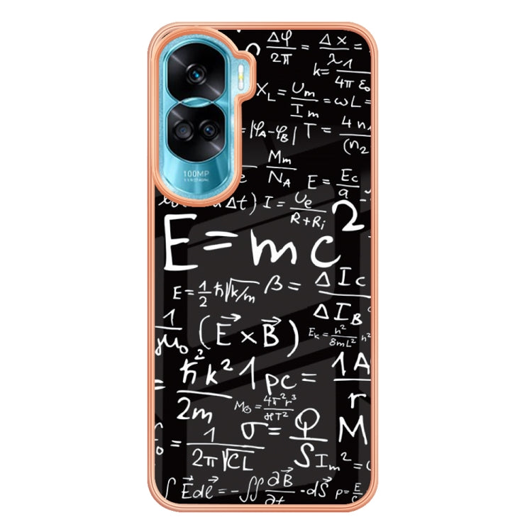 For Honor 90 Lite 5G Electroplating Marble Dual-side IMD Phone Case(Equation) - Honor Cases by PMC TechLife | Online Shopping South Africa | PMC TechLife | Buy Now Pay Later Mobicred