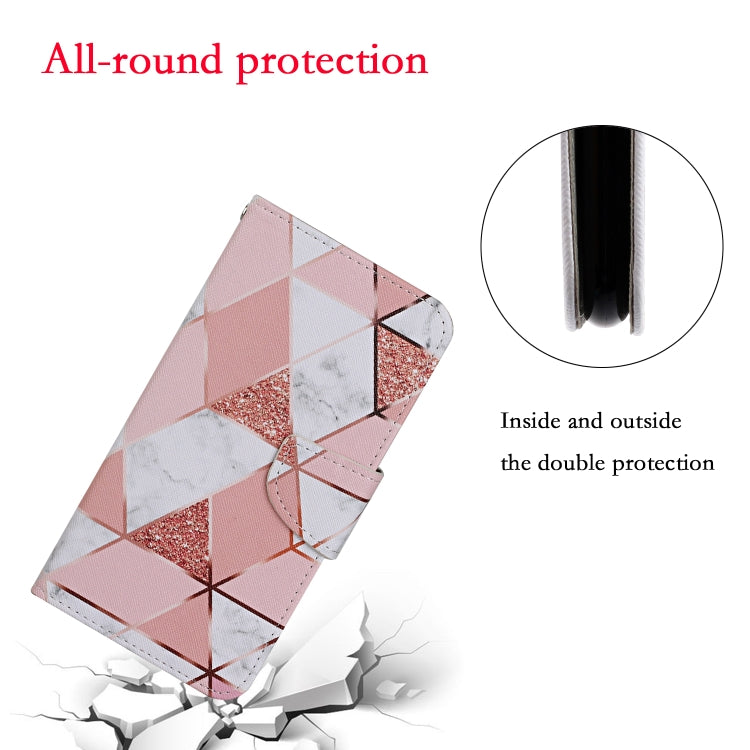 For iPhone 16 Pro 3D Colored Drawing Flip Leather Phone Case(Marble) - iPhone 16 Pro Cases by PMC TechLife | Online Shopping South Africa | PMC TechLife | Buy Now Pay Later Mobicred