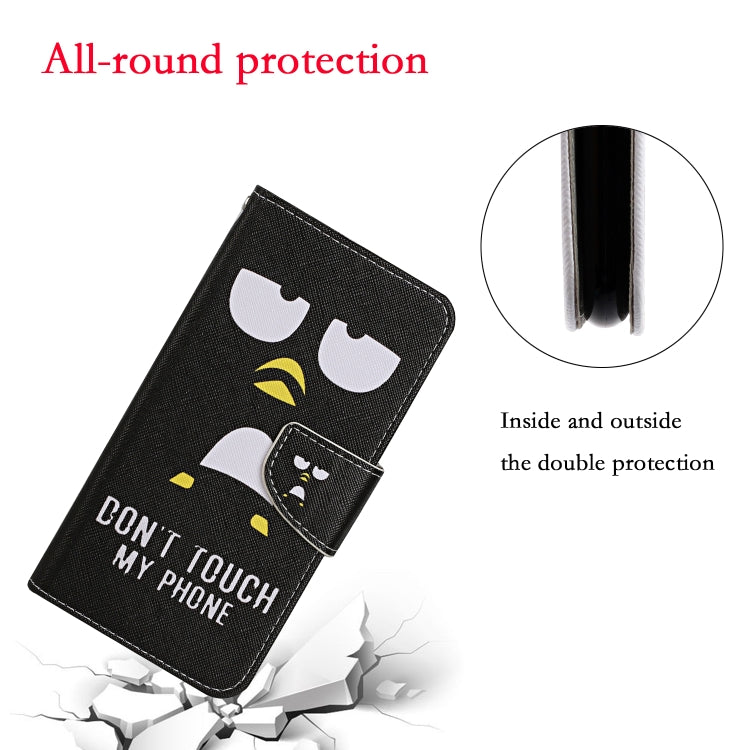 For iPhone 16 Plus 3D Colored Drawing Flip Leather Phone Case(Penguins) - iPhone 16 Plus Cases by PMC TechLife | Online Shopping South Africa | PMC TechLife | Buy Now Pay Later Mobicred