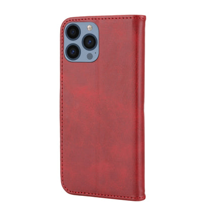 For iPhone 16 Pro Max Embossed Happy Cat Pattern Flip Leather Phone Case(Red) - iPhone 16 Pro Max Cases by PMC Jewellery | Online Shopping South Africa | PMC Jewellery | Buy Now Pay Later Mobicred