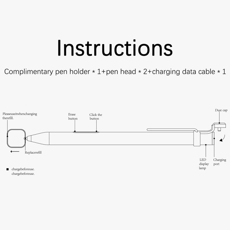 Universal Tablet Drawing Pencil Stylus Pen - Stylus Pen by PMC TechLife | Online Shopping South Africa | PMC TechLife | Buy Now Pay Later Mobicred
