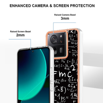 For Xiaomi 13T/13T Pro Electroplating Marble Dual-side IMD Phone Case(Equation) - Xiaomi Cases by PMC Jewellery | Online Shopping South Africa | PMC Jewellery | Buy Now Pay Later Mobicred