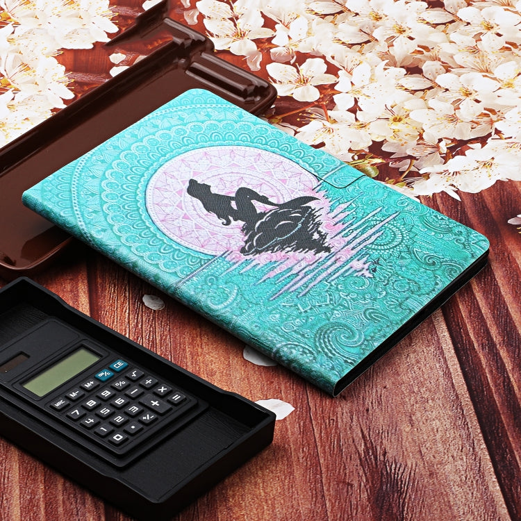 For Amazon Kindle Fire Max 11 Colored Drawing Smart Leather Tablet Case(Mermaid) - Amazon by PMC TechLife | Online Shopping South Africa | PMC TechLife | Buy Now Pay Later Mobicred