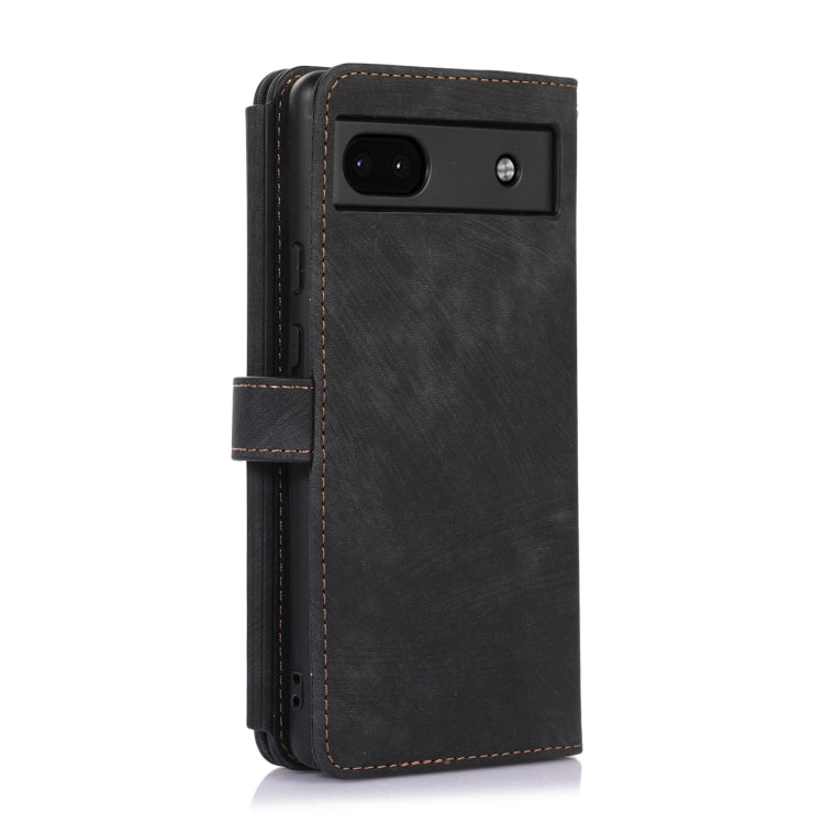 For Google Pixel 6a Dream 9-Card Wallet Zipper Bag Leather Phone Case(Black) - Google Cases by PMC TechLife | Online Shopping South Africa | PMC TechLife | Buy Now Pay Later Mobicred