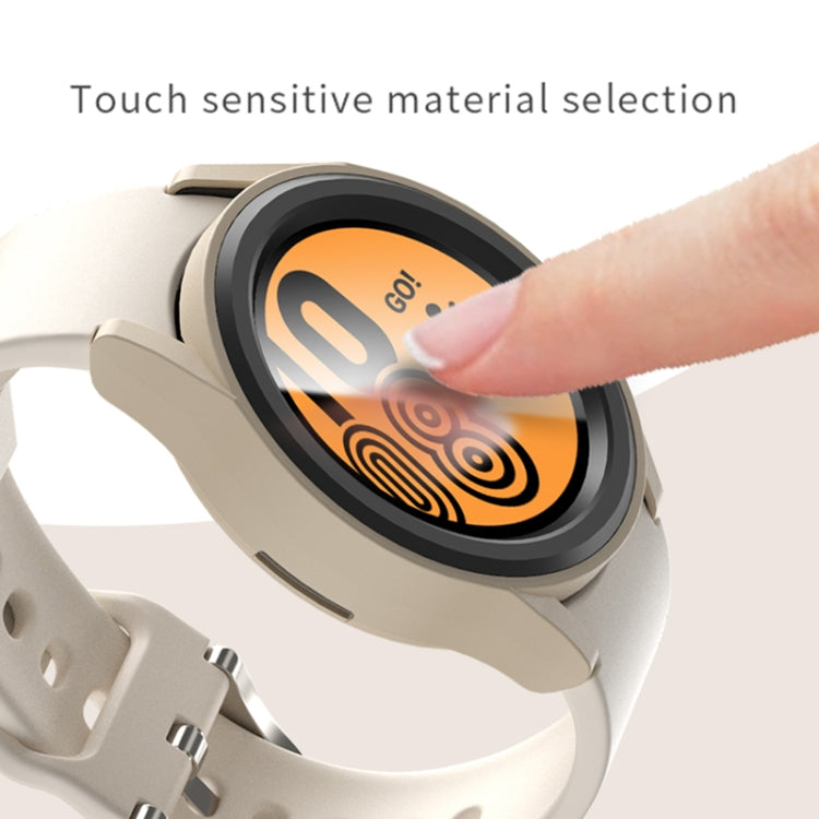 For Samsung Galaxy Watch 6 Classic 43mm Half-inclusive PC Watch Protective Case(Silver) - Watch Cases by PMC TechLife | Online Shopping South Africa | PMC TechLife