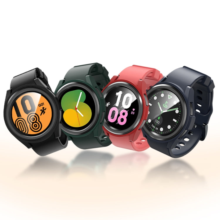 For Samsung Galaxy Watch 6 Classic 47mm Half-inclusive PC Watch Protective Case(Rose Gold) - Watch Cases by PMC TechLife | Online Shopping South Africa | PMC TechLife