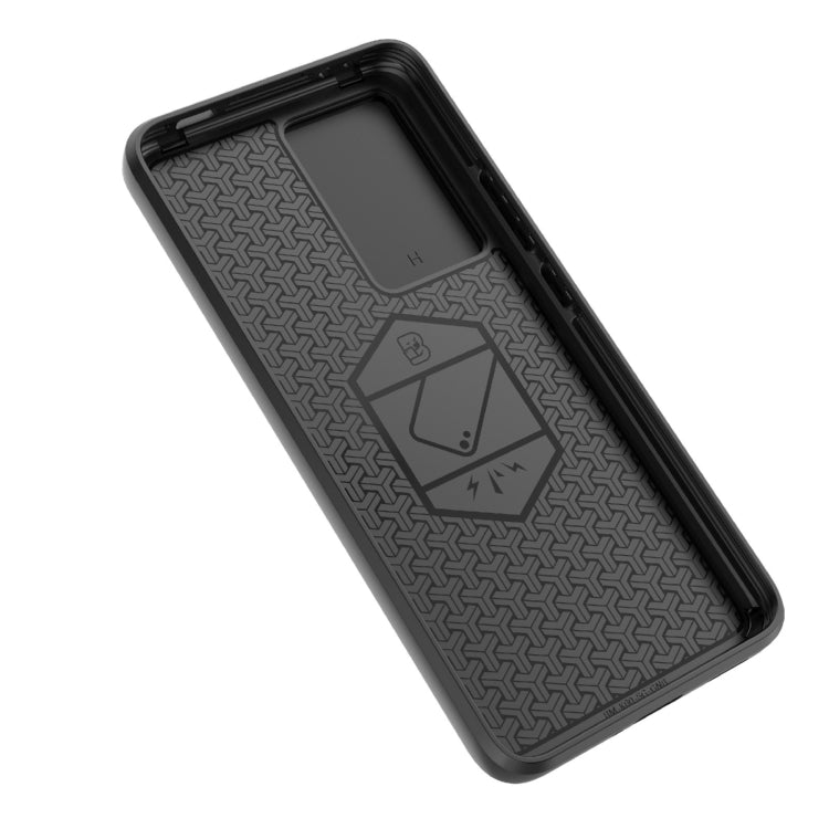 For Xiaomi Redmi K60 5G Sliding Camshield TPU + PC Shockproof Phone Case with Holder(Grey) - Xiaomi Cases by PMC TechLife | Online Shopping South Africa | PMC TechLife | Buy Now Pay Later Mobicred