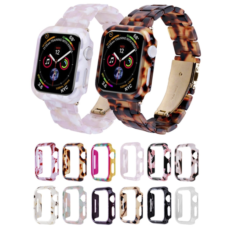 For Apple Watch Ultra 2 / Ultra 49mm Printed Resin PC Watch Case(Pink Flower) - Watch Cases by PMC Jewellery | Online Shopping South Africa | PMC Jewellery | Buy Now Pay Later Mobicred