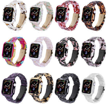 For Apple Watch Ultra 2 / Ultra 49mm Printed Resin PC Watch Band Case Kit(Rainbow) - Watch Cases by PMC Jewellery | Online Shopping South Africa | PMC Jewellery | Buy Now Pay Later Mobicred