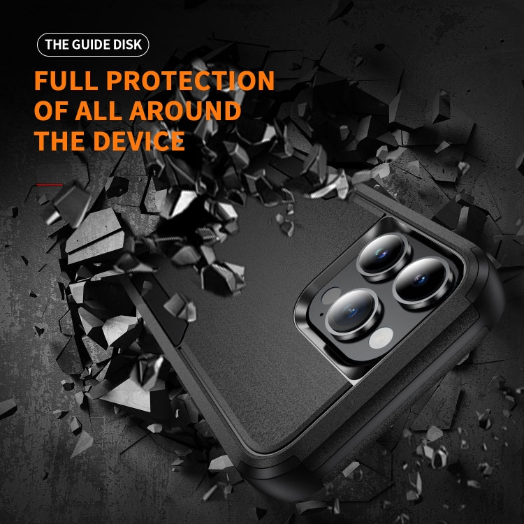 For iPhone 16 Pro Max Commuter Shockproof TPU + PC Phone Case(Black) - iPhone 16 Pro Max Cases by PMC TechLife | Online Shopping South Africa | PMC TechLife | Buy Now Pay Later Mobicred