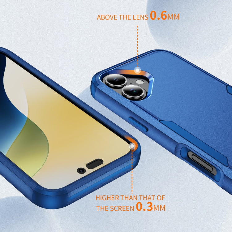 For iPhone 16 Commuter Shockproof TPU + PC Phone Case(Royal Blue) - iPhone 16 Cases by PMC TechLife | Online Shopping South Africa | PMC TechLife | Buy Now Pay Later Mobicred