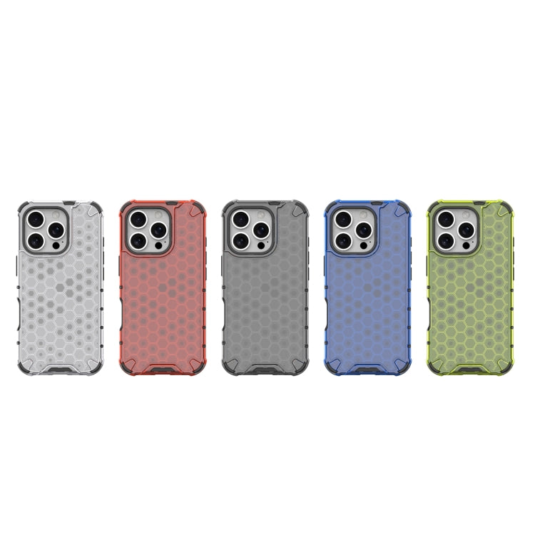 For iPhone 16 Pro Max Honeycomb Shockproof Phone Case(Green) - iPhone 16 Pro Max Cases by PMC TechLife | Online Shopping South Africa | PMC TechLife | Buy Now Pay Later Mobicred