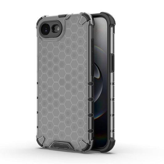 For iPhone 16e Honeycomb Shockproof Phone Case(Black) - iPhone 16e Cases by PMC Jewellery | Online Shopping South Africa | PMC Jewellery | Buy Now Pay Later Mobicred