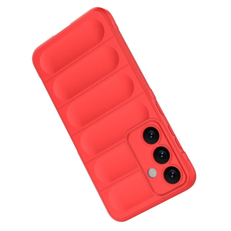 For Samsung Galaxy S24+ 5G Magic Shield TPU + Flannel Phone Case(Dark Grey) - Galaxy S24+ 5G Cases by PMC TechLife | Online Shopping South Africa | PMC TechLife