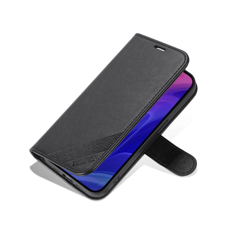 For iPhone 16 Pro Max AZNS Sheepskin Texture Flip Leather Phone Case(Black) - iPhone 16 Pro Max Cases by AZNS | Online Shopping South Africa | PMC Jewellery | Buy Now Pay Later Mobicred