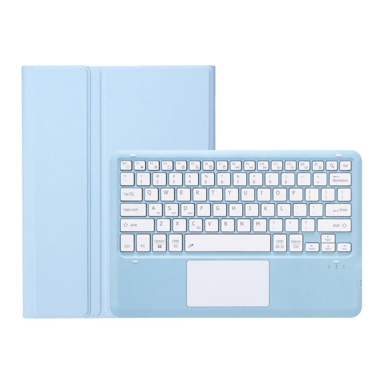 For Samsung Galaxy Tab S9+ A810B-A Touch Pad Detachable Bluetooth Keyboard Leather Tablet Case(Sky Blue) - Samsung Keyboard by PMC TechLife | Online Shopping South Africa | PMC TechLife